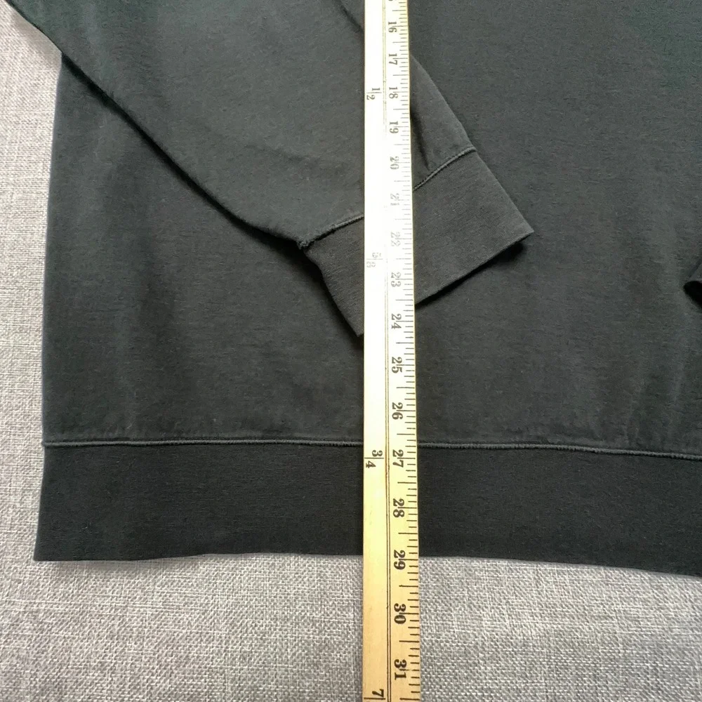 Polo Ralph Lauren Luxury Jersey 1/4 Zip Pullover Mens XXL Black Logo Relaxed Fit